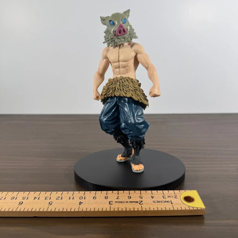 Banpresto Demon Slayer Inosuke Hashibira Figure Kimetsu no Yaiba Boar Mask 6.5in